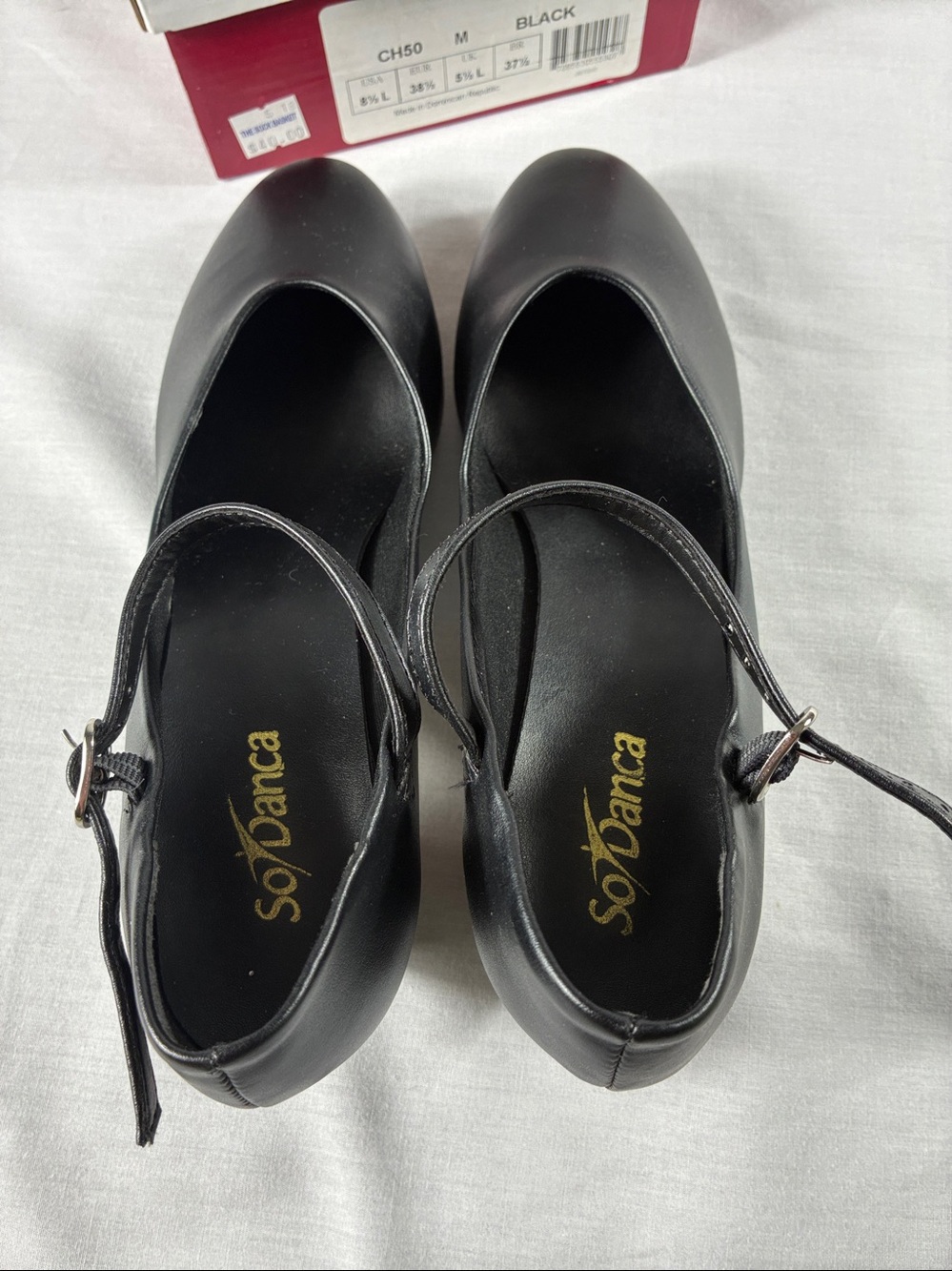 Só Dança Celine CH50 character shoes sz 8 1/2 with a 1.5-inch